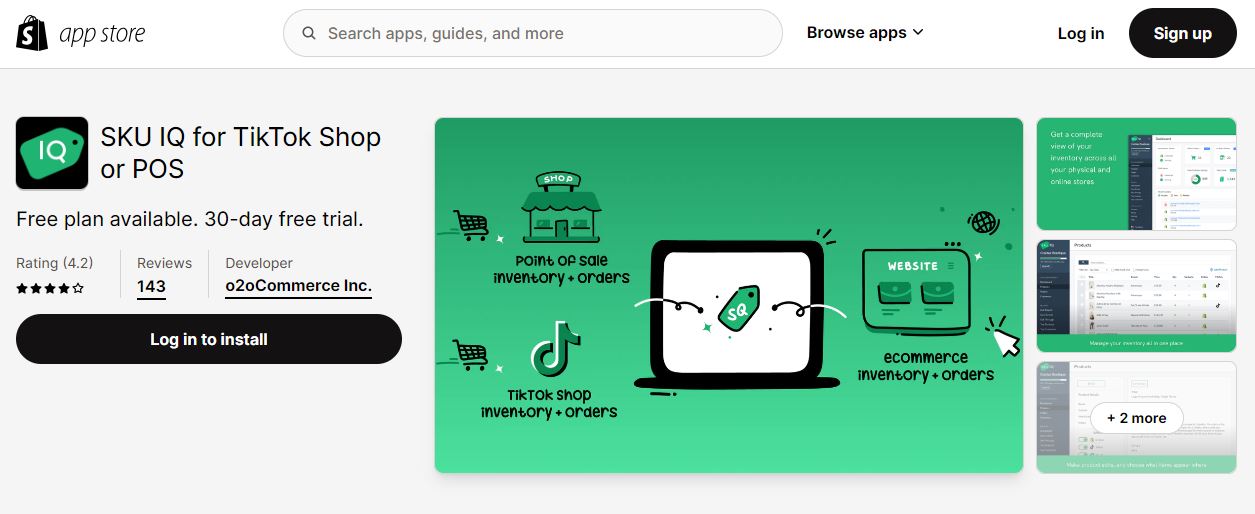 SKU IQ for TikTok Shop or POS